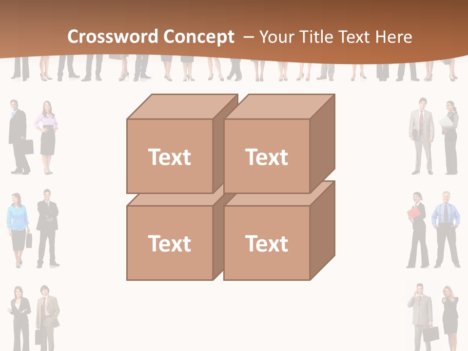 Businesswoman Study University PowerPoint Template