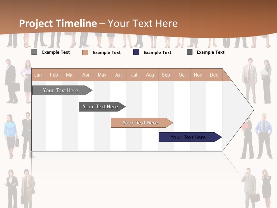 Businesswoman Study University PowerPoint Template