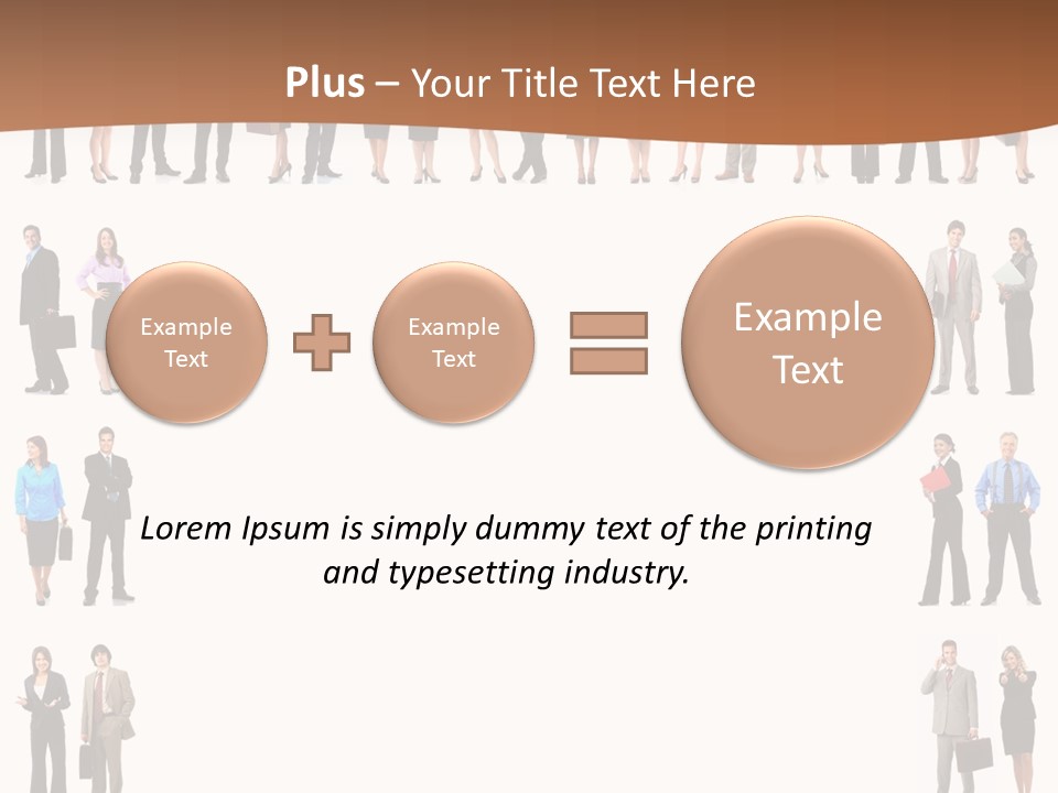 Businesswoman Study University PowerPoint Template