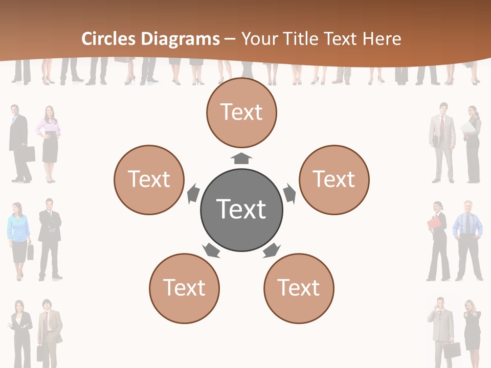 Businesswoman Study University PowerPoint Template