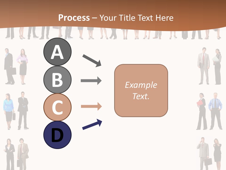 Businesswoman Study University PowerPoint Template