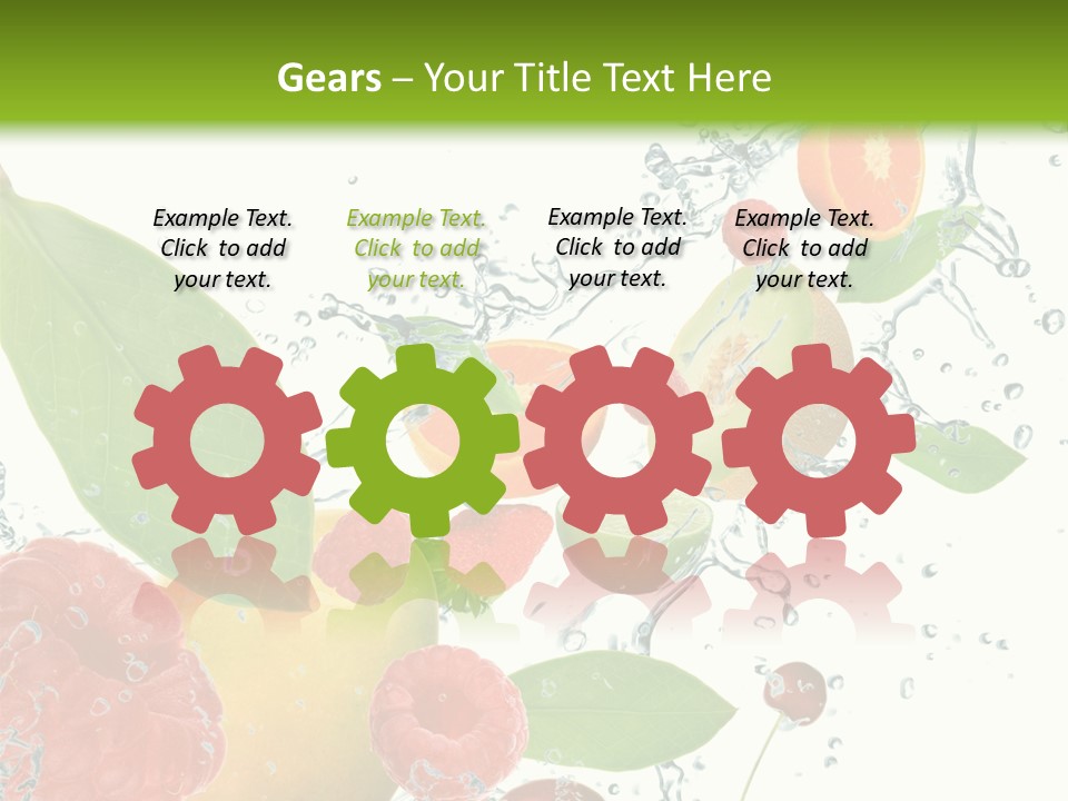 Explosion Health Care Red PowerPoint Template