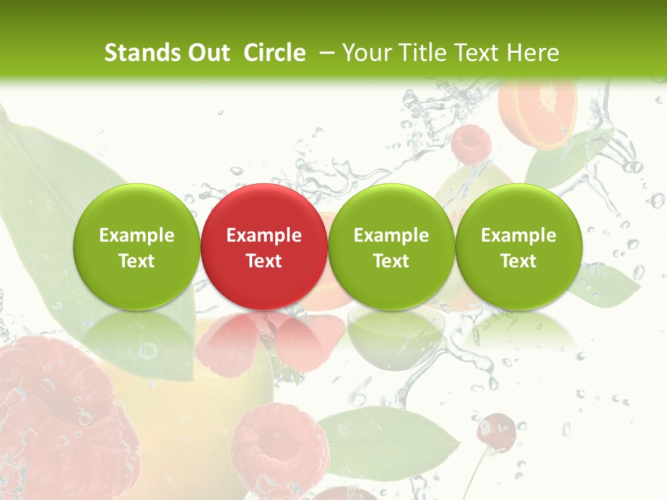 Explosion Health Care Red PowerPoint Template