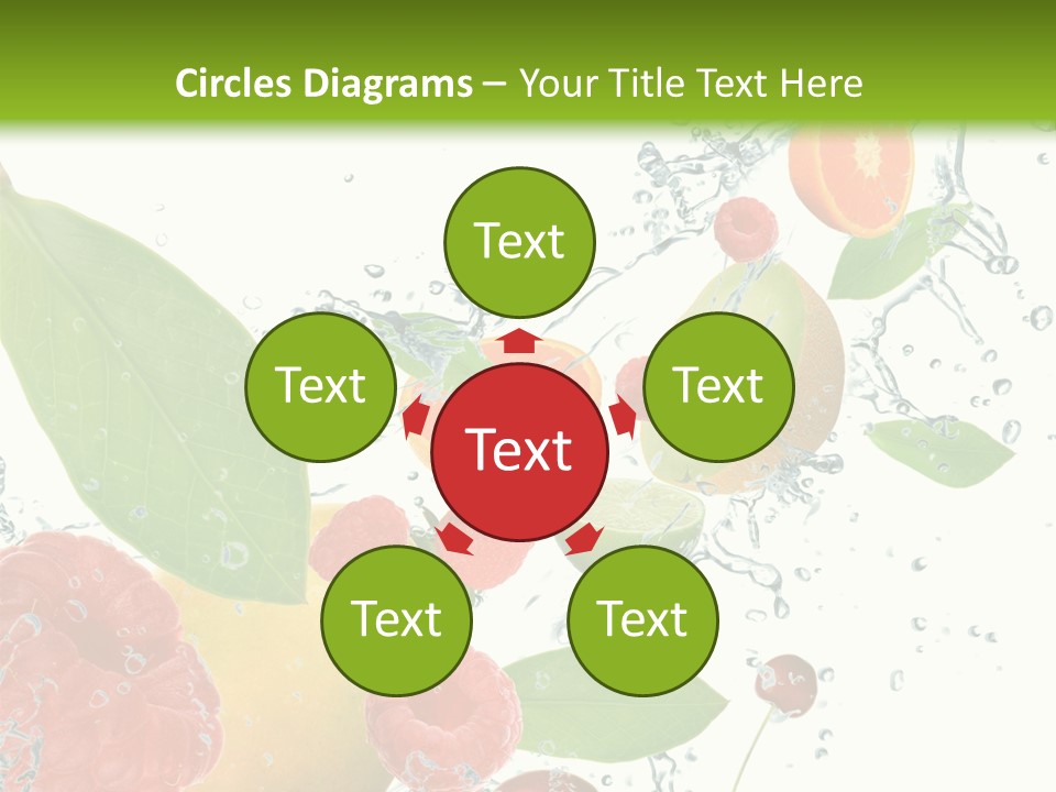 Explosion Health Care Red PowerPoint Template