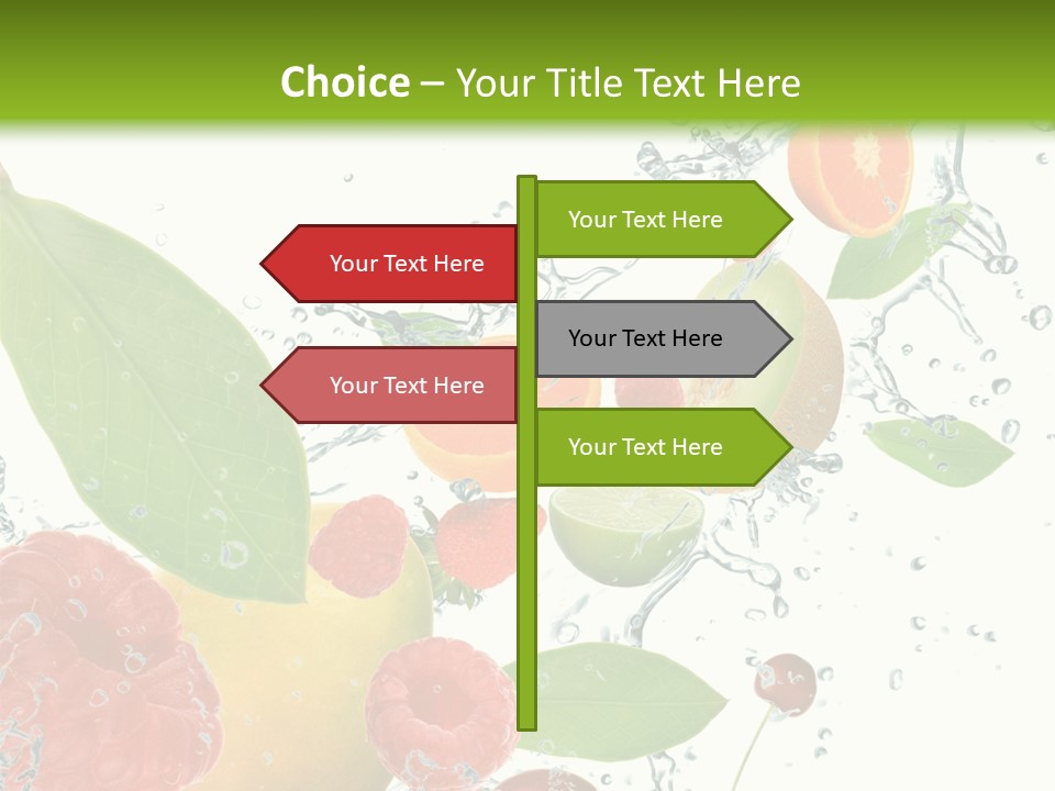 Explosion Health Care Red PowerPoint Template