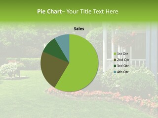 Private Decorated Yard PowerPoint Template