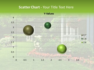 Private Decorated Yard PowerPoint Template