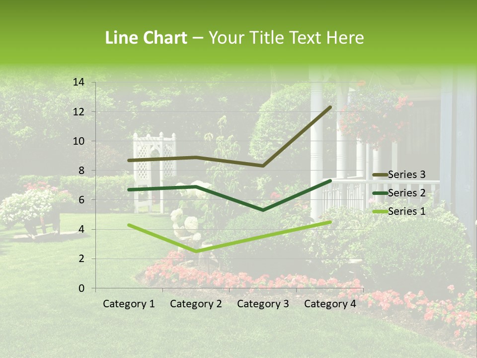 Private Decorated Yard PowerPoint Template
