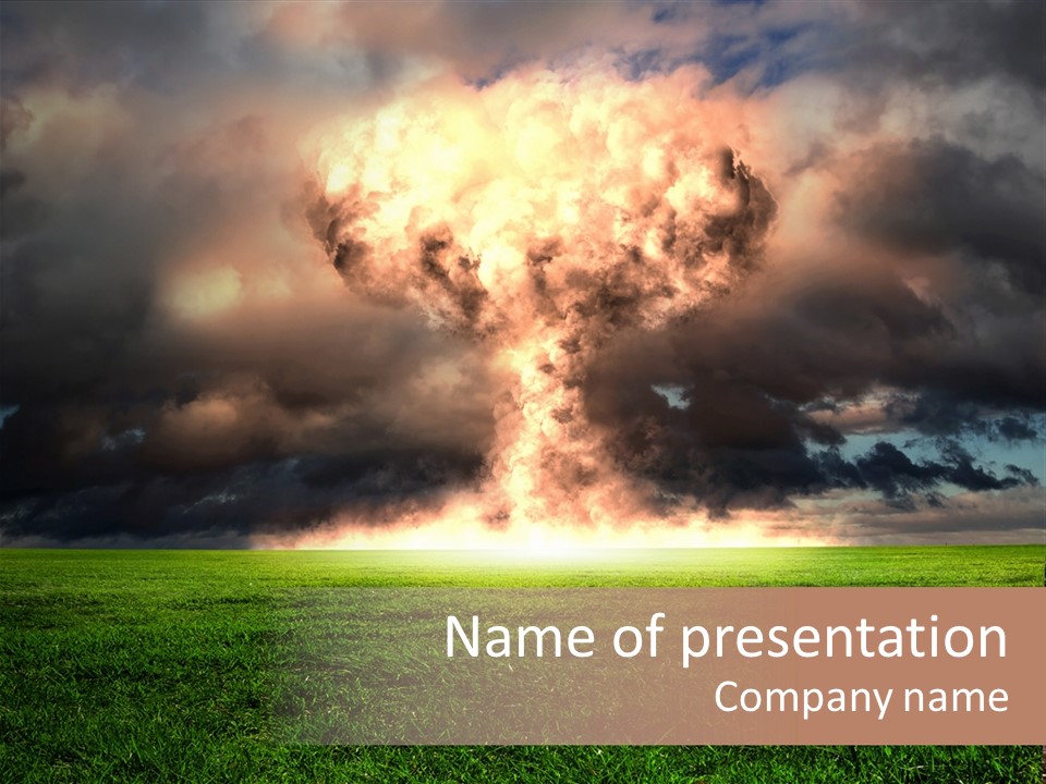 Digital Red Blaze PowerPoint Template