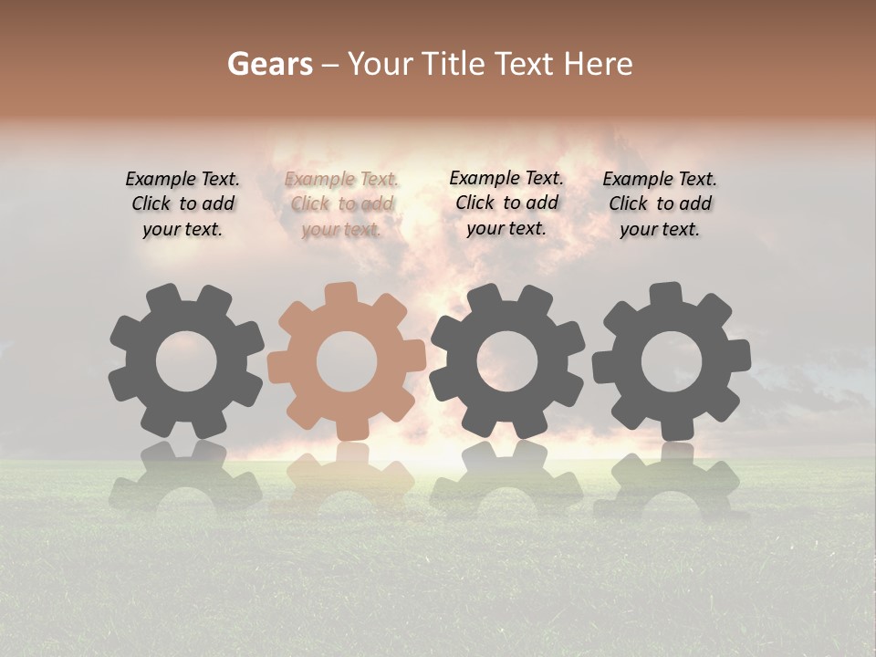 Digital Red Blaze PowerPoint Template