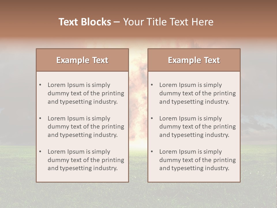 Digital Red Blaze PowerPoint Template