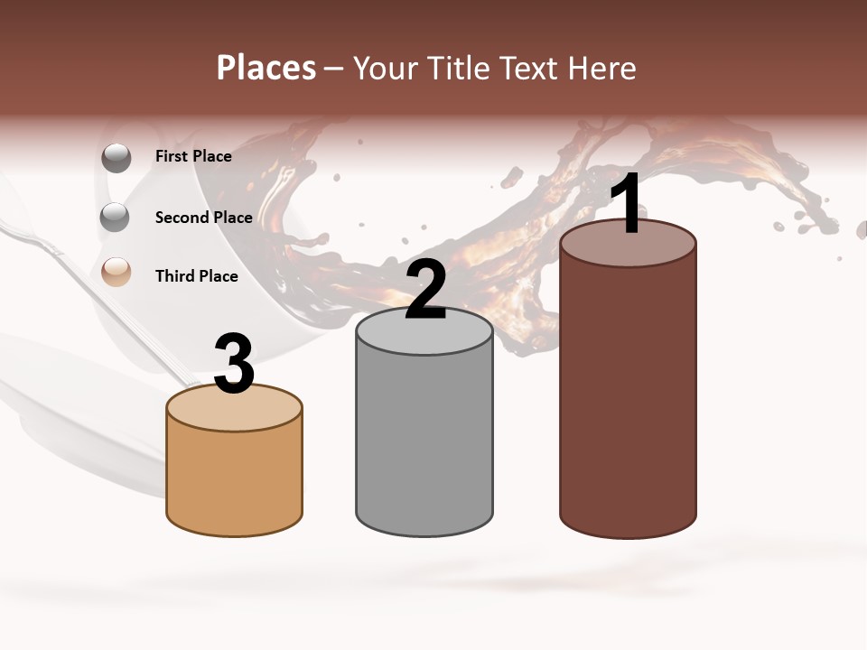 Drop Motion Isolated PowerPoint Template