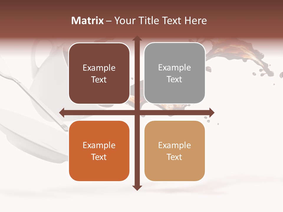 Drop Motion Isolated PowerPoint Template