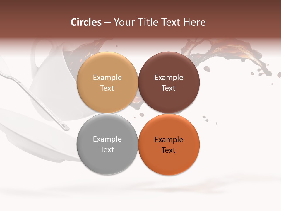 Drop Motion Isolated PowerPoint Template