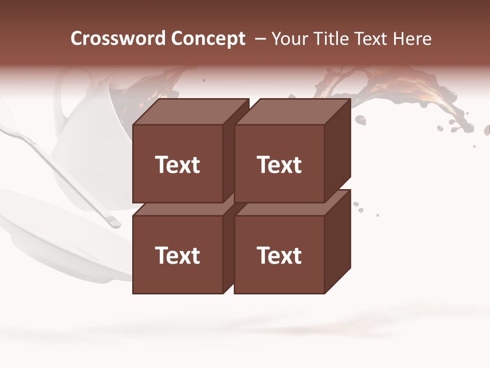 Drop Motion Isolated PowerPoint Template
