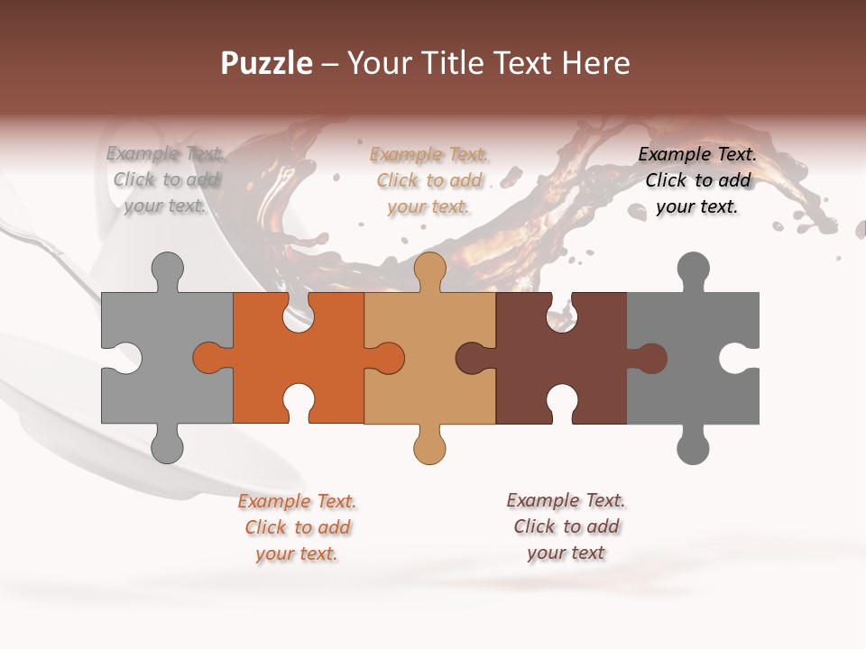 Drop Motion Isolated PowerPoint Template