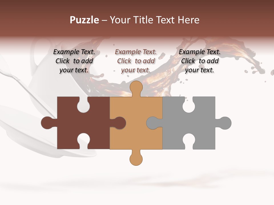 Drop Motion Isolated PowerPoint Template