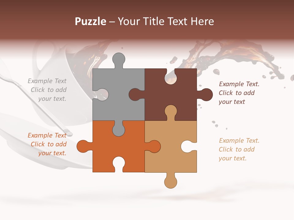 Drop Motion Isolated PowerPoint Template