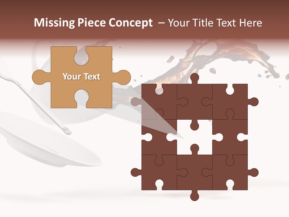 Drop Motion Isolated PowerPoint Template