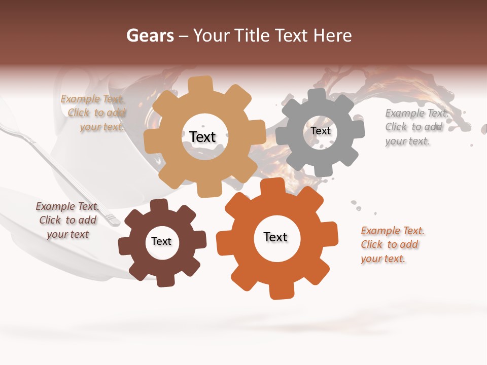 Drop Motion Isolated PowerPoint Template