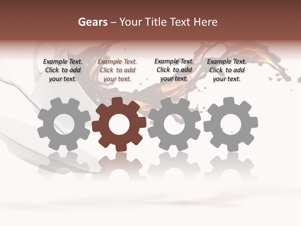 Drop Motion Isolated PowerPoint Template