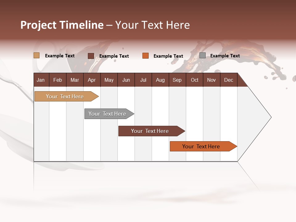 Drop Motion Isolated PowerPoint Template