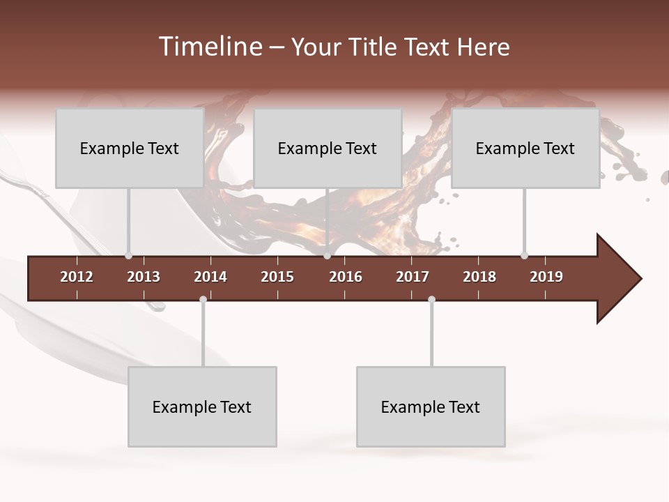 Drop Motion Isolated PowerPoint Template