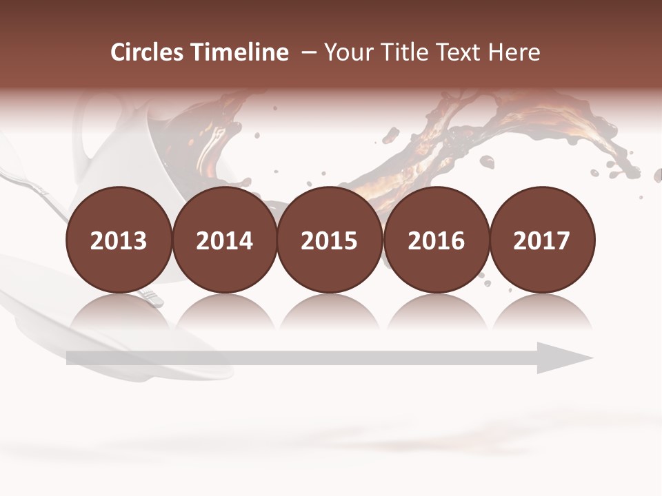 Drop Motion Isolated PowerPoint Template