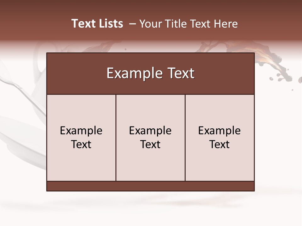 Drop Motion Isolated PowerPoint Template