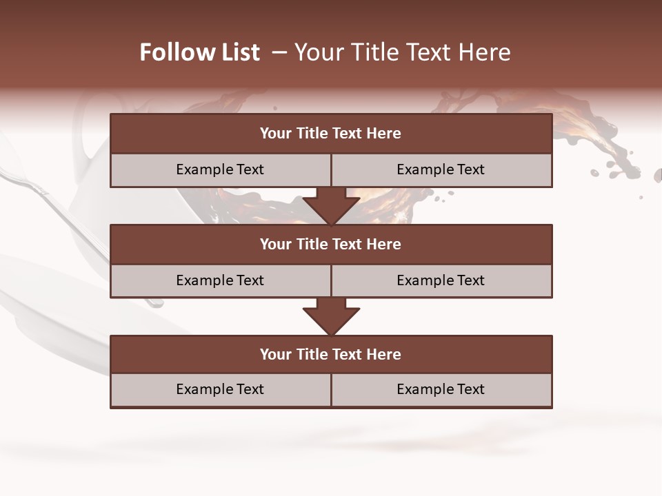 Drop Motion Isolated PowerPoint Template