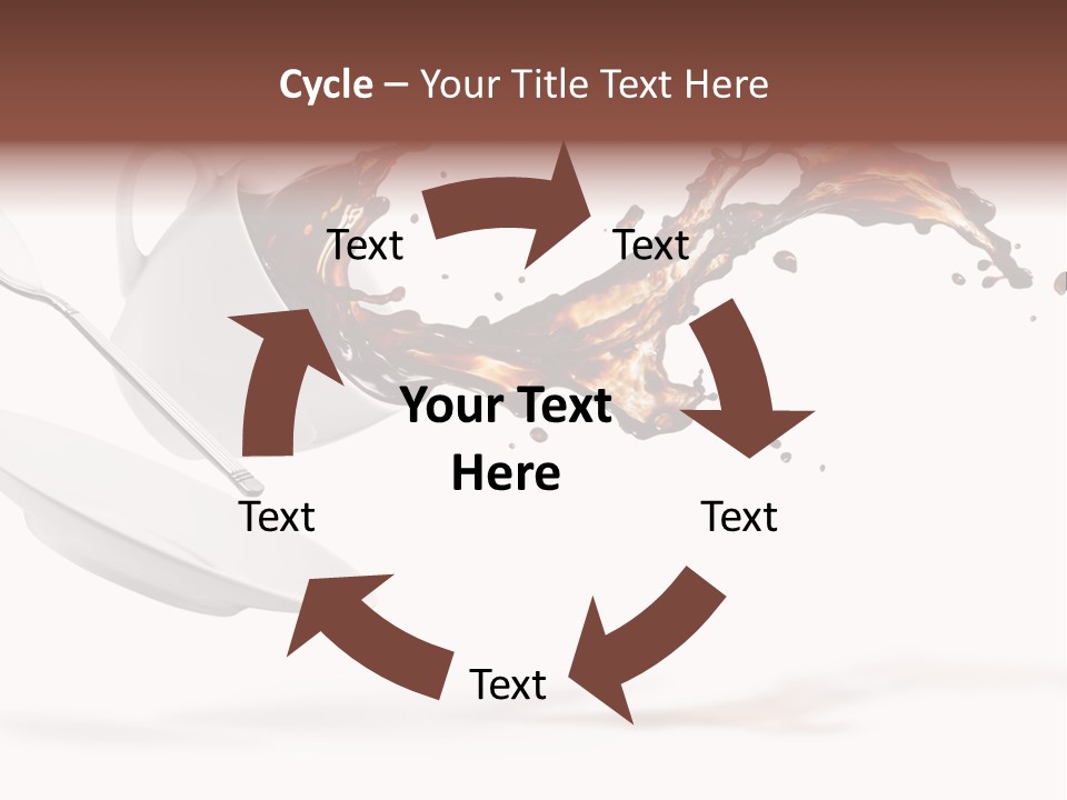 Drop Motion Isolated PowerPoint Template