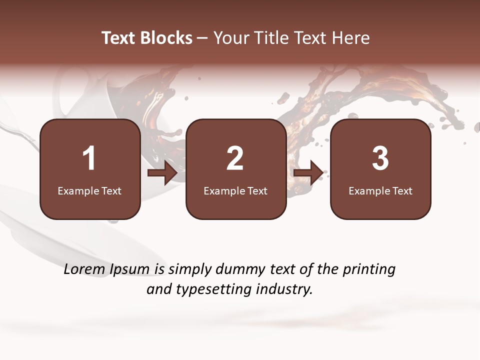 Drop Motion Isolated PowerPoint Template