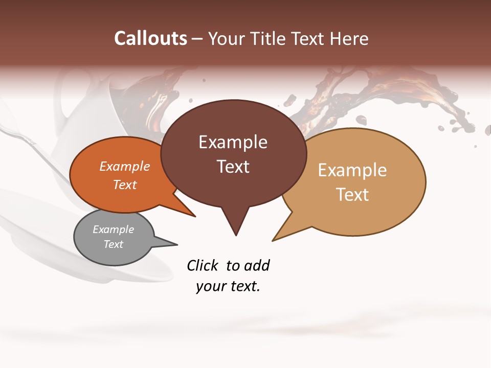 Drop Motion Isolated PowerPoint Template