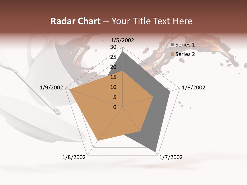Drop Motion Isolated PowerPoint Template