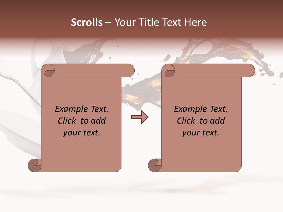 Drop Motion Isolated PowerPoint Template