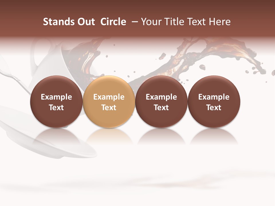 Drop Motion Isolated PowerPoint Template