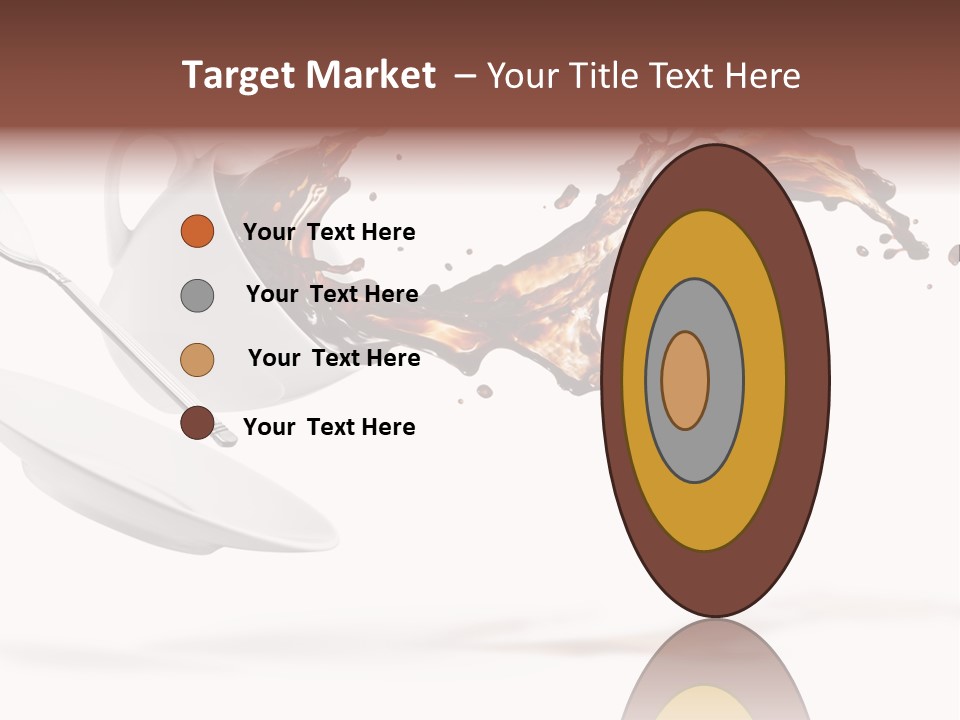 Drop Motion Isolated PowerPoint Template