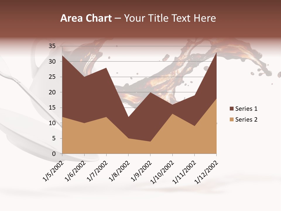 Drop Motion Isolated PowerPoint Template