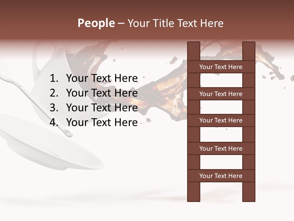 Drop Motion Isolated PowerPoint Template