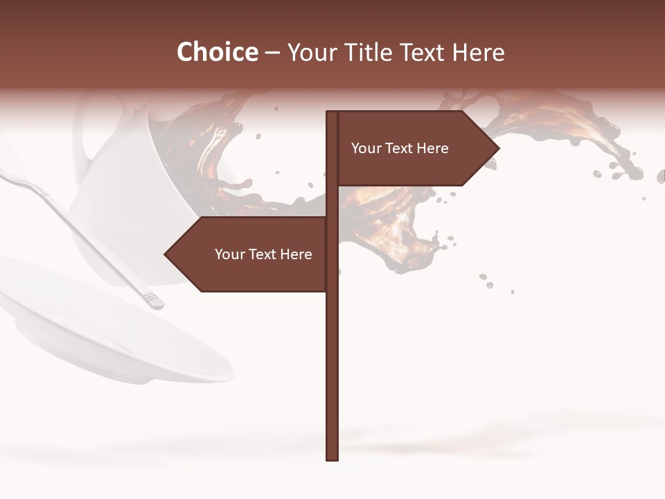 Drop Motion Isolated PowerPoint Template