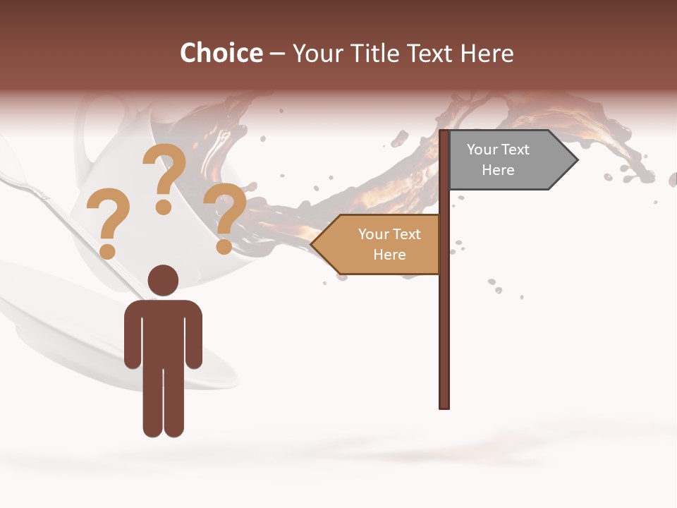 Drop Motion Isolated PowerPoint Template