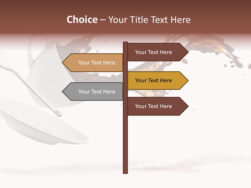 Drop Motion Isolated PowerPoint Template