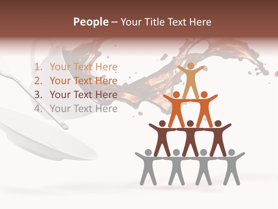 Drop Motion Isolated PowerPoint Template