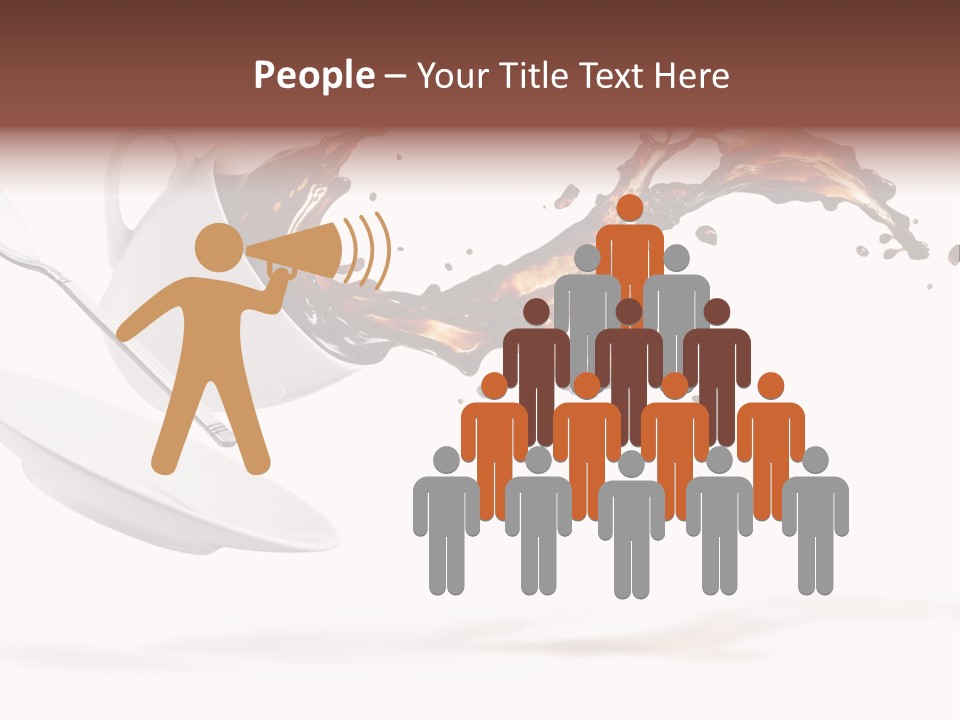 Drop Motion Isolated PowerPoint Template