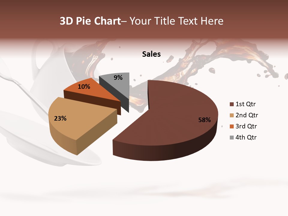Drop Motion Isolated PowerPoint Template