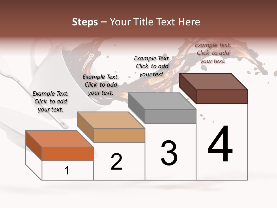 Drop Motion Isolated PowerPoint Template