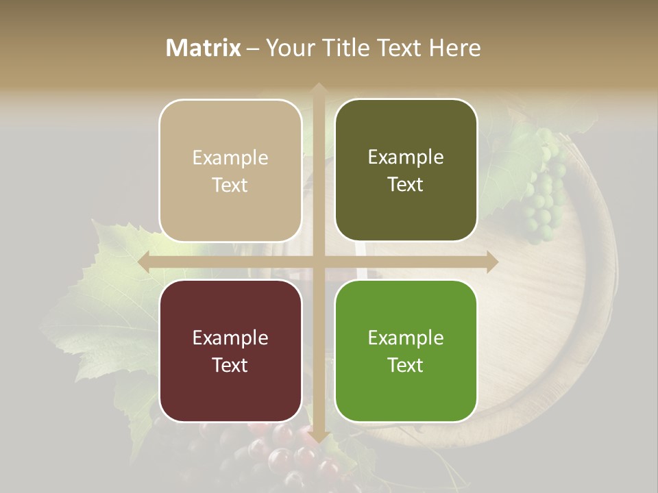 Menu Leaf Concept PowerPoint Template