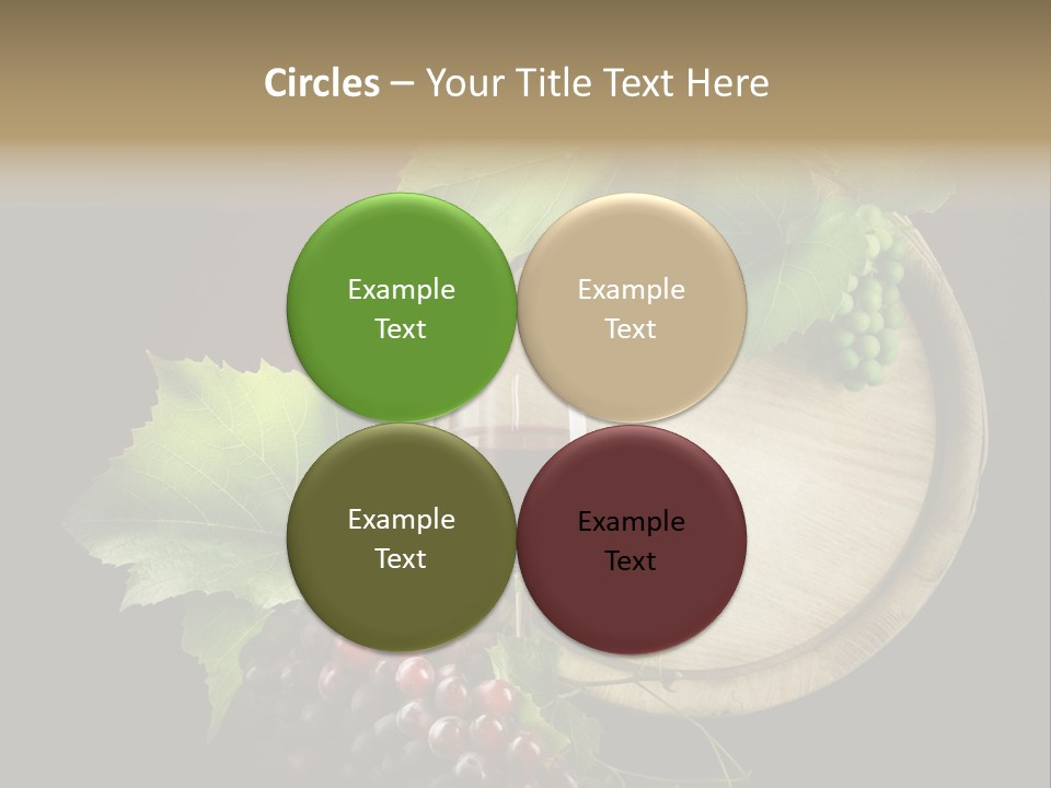 Menu Leaf Concept PowerPoint Template