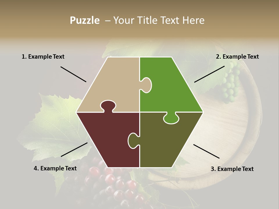 Menu Leaf Concept PowerPoint Template