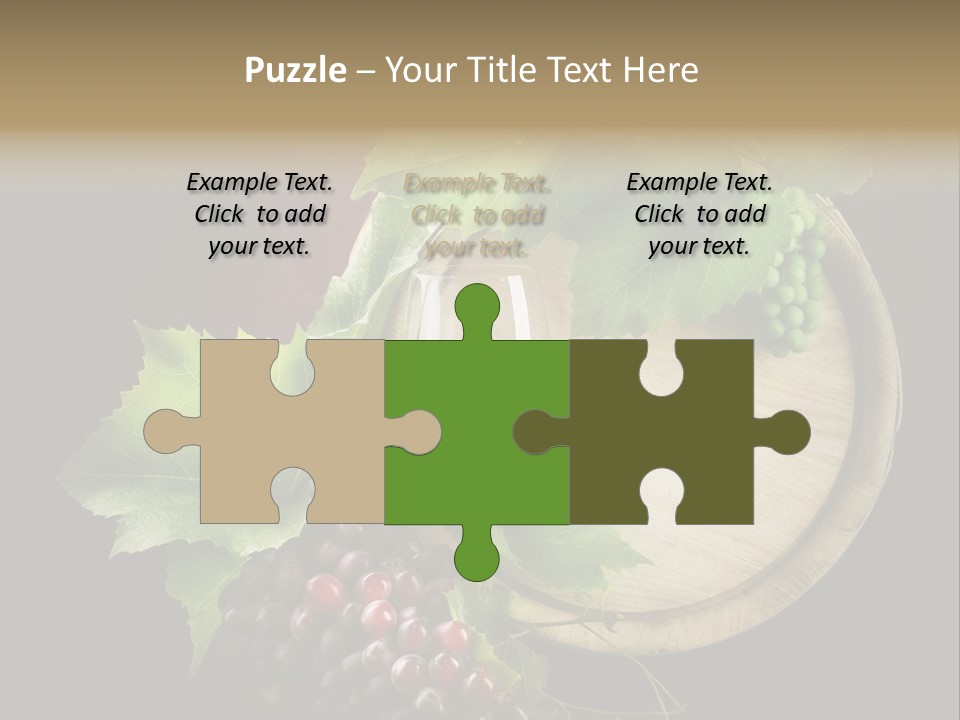 Menu Leaf Concept PowerPoint Template